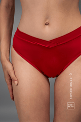 Second Skin Wrap Brief - Deep Red