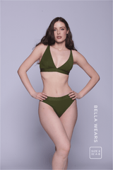 Everyday Eco Bralette & Brief Set - Khaki