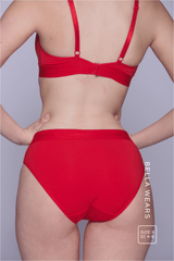 Everyday Eco Bralette & Brief Set - Red