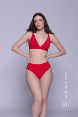 Everyday Eco Bralette - Red