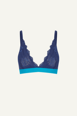 Signature Lace Bralette - Midnight Blue