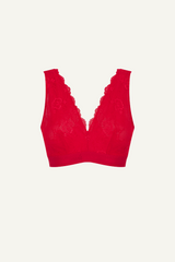 Signature Lace Fuller Cup Bralette - Red