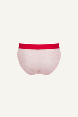 Signature Lace Brief - Light Pink