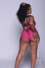 Signature Lace Synergy Fuller Cup Bralette & Brief Set - Wine