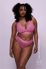 Signature Lace Fuller Cup Bralette - Pastel Pink