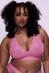 Signature Lace Fuller Cup Bralette - Pastel Pink