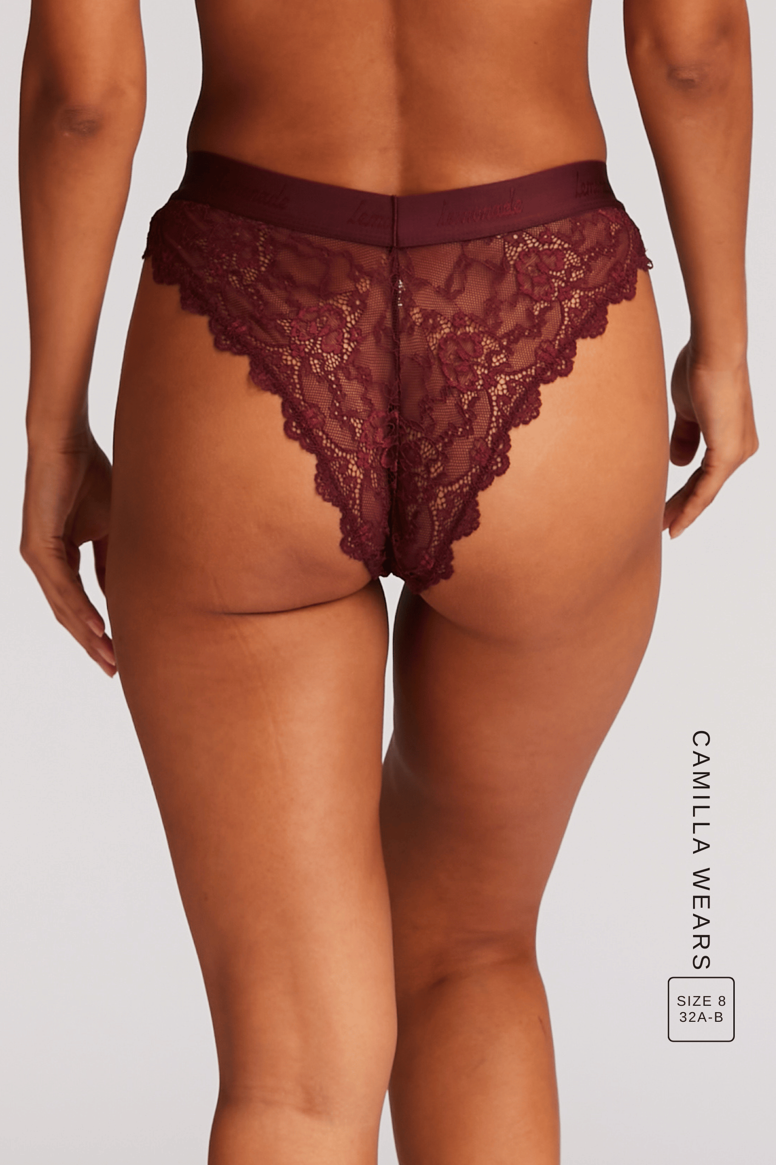 All Wonder, Push Up Bra & Brazilian - Wine