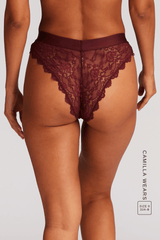 All Wonder, Push Up Bra & Brazilian - Wine