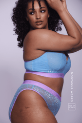 Signature Lace Fuller Cup Bralette - Pastel Blue