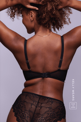 All Wonder, Push Up Bra & Short Set - Black
