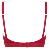 Second Skin Triangle Bralette -  Deep Red