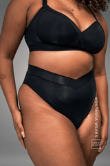 Second Skin High Support Bra - Black