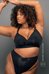 Second Skin High Support Bra - Black