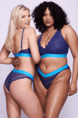 Signature Lace Brazilian - Midnight Blue