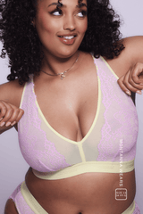Synergy Lace Fuller Cup Bralette - Yellow