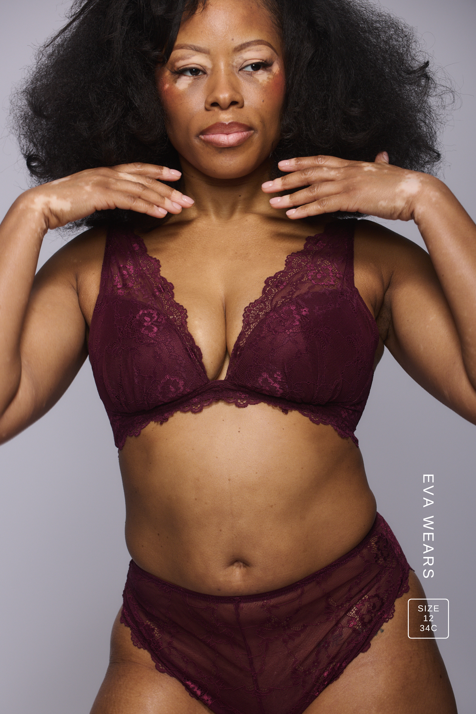 All Wonder, Push Up Bra - Wine